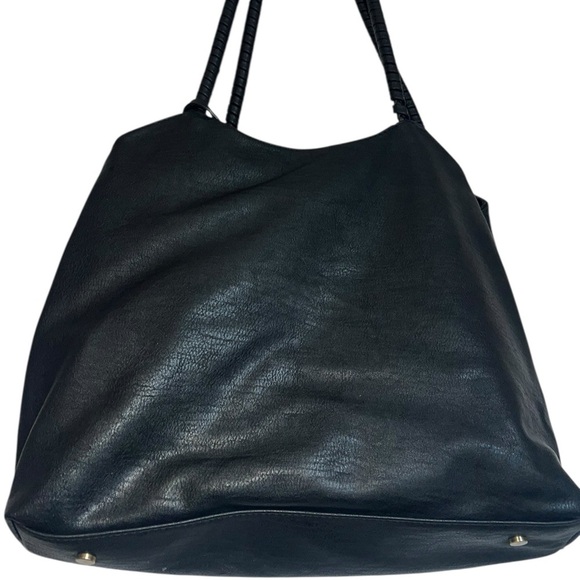 Antik Kraft Handbags - Antik Kraft Black Vegan Leather Bag
